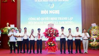 Hội Doanh nghiệp xã Tam Hồng chính thức được thành lập, góp phần kết nối và phát triển cộng đồng doanh nghiệp địa phương
