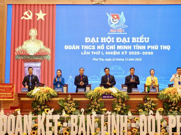 Đại hội đại biểu Đoàn TNCS Hồ Chí Minh tỉnh Phú Thọ Lần thứ I, nhiệm kỳ 2025 - 2030