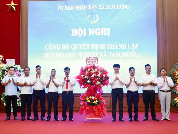 Hội Doanh nghiệp xã Tam Hồng chính thức được thành lập, góp phần kết nối và phát triển cộng đồng doanh nghiệp địa phương